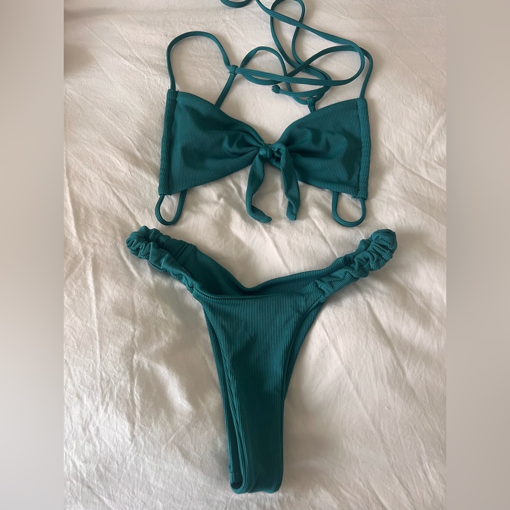 NWOT SHEIN swim turquoise bikini